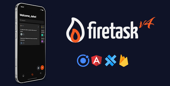 Firetask — Task Management App for Ionic Angular Built on Top of Capacitor and Backed by Firebase