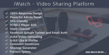 iWatch v1.4.2 Video Sharing Platform
