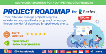 Project Roadmap with Reporting & Workflow Automation module for Perfex CRM Projects 1.1