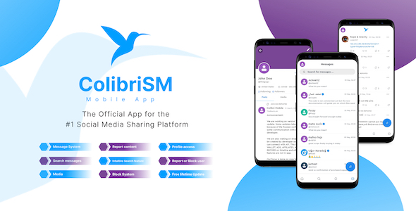 ColibriSM Mobile Flutter App 1.2.1