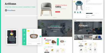 Arthome Furniture Creative Agency WordPress Theme
