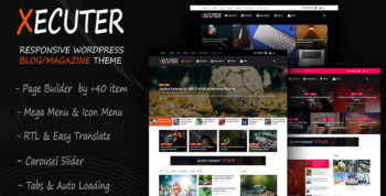 Xecuter WordPress Blog Magazine Theme