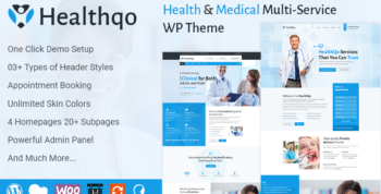 Healthqo Medical, Health and Hospital WordPress Theme