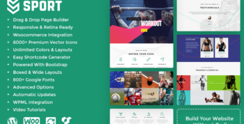 Sport Theme Multi-Purpose Sports WordPress Theme