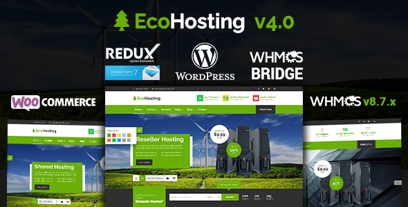 EcoHosting | Responsive Hosting and WHMCS WordPress Theme