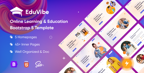 EduVibe - Education HTML Template Using Bootstrap 5 - 0.1.6