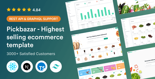 PickBazar - React Ecommerce Template with React Hooks, Next JS, GraphQL & REST API 11.10.0