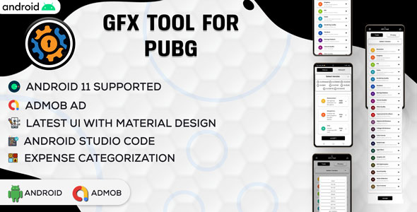 GFX Tool For PUBG | Game Booster | BGMI GFX | Android App Full Code | Admob Ads