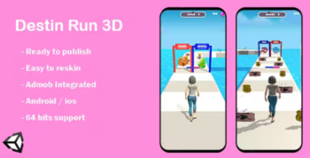Destin Run 3D – (Unity – Admob)