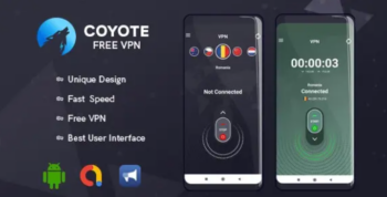 Coyoto Free VPN – Unique UI