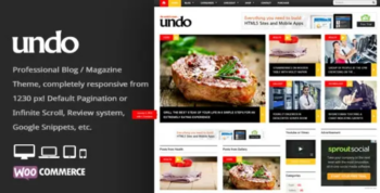 Undo 2.2 WordPress News / Magazine Theme