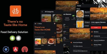 HomeChef – Multi Restaurant Food Delivery App – Ionic
