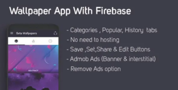 Beta Wallpapers – Wallpaper App With Firebase