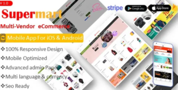 Supermart Multi-vendor e-commerce CMS