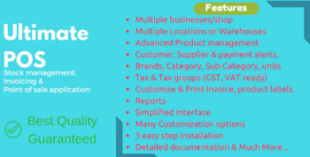 Accounting & BookKeeping module for UltimatePOS SaaS-Compatible 1.0