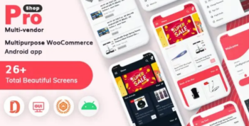 ProShop Multi-Vendor WooCommerce – E-commerce Android Full Mobile App + kotlin 7.0