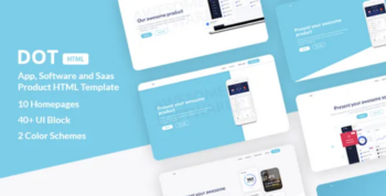 Dot – App, Software and SaaS Product HTML Template