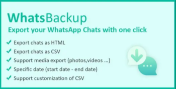 What’s Backup – Backup WhatsApp Chats