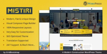 Mistiri – Construction Company Theme