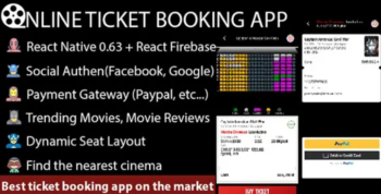 Online Movie Ticket Booking App – React Native