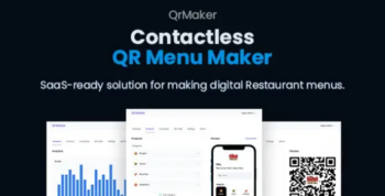 QrMaker – SaaS – Contactless QR Restaurant Menu Maker