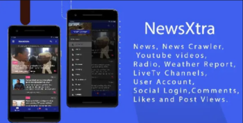 NewsExtra – Articles + Radio + Youtube + Weather + LiveTv