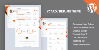 Kijat – CV & Resume WordPress Theme