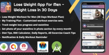 Android Lose Weight App for Men – Weight Loss in 30 Days (men workout) v2