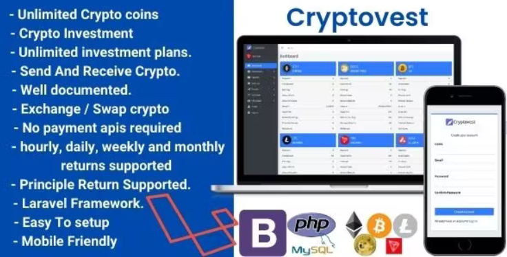 Cryptovest – A crypto investment and wallet platform