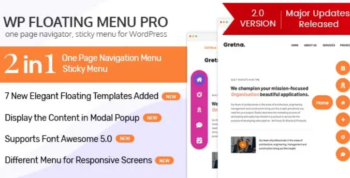 WP Floating Menu Pro – One page navigator, sticky menu 2.1.3