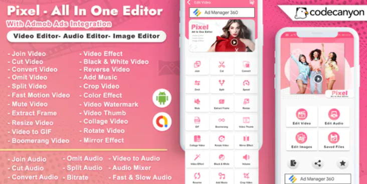 Android Pixel – All in one Editor (Video Editor, Audio Editor, Image Editor) (Android 11 Supported) v4