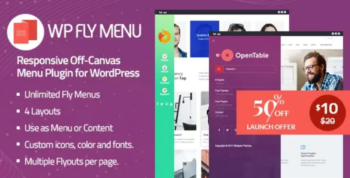 WP Fly Menu – Responsive Off-Canvas Menu Plugin for WordPress