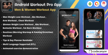 Android Workout Pro – Men Workout & Women Workout App v2