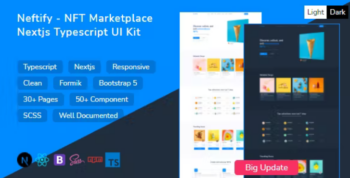 Neftify – NFT Marketplace Nextjs Typescript UI Kit