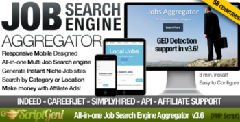 Instant Job Search Engine Aggregator 4.5