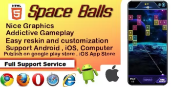 Space Balls HTML5 Game