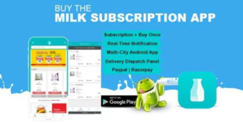 Milk, Water & Vegetable Subscription Android App – Wallet based Model like Milkbasket