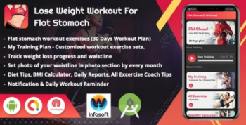 Android Lose Weight Flat Stomach Workout at Home – Women Workout App v2