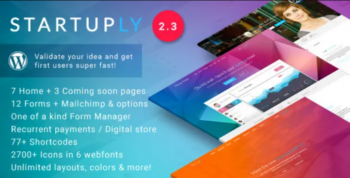 Startuply 3.1 Multi-Purpose Startup Theme