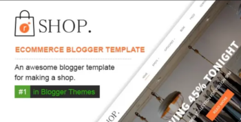 R-shop – Ecommerce Responsive Blogger Template