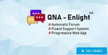 QnA-Enlight – Automatic Forum, Fluent Support Ticket, PWA (Laravel, Vue) 2.0