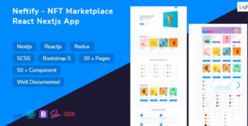 Neftify – NFT Marketplace React Nextjs App