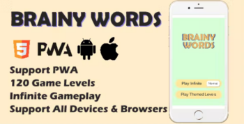 Brainy Words HTML5 Game