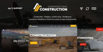 Construction – Building & Architecture WordPress Theme