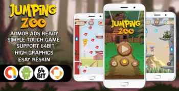 Jumping Zoo with AdMob – Android Studio File (Ready for Publish) 2020