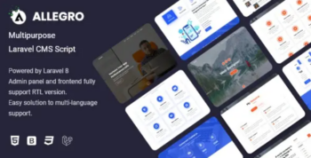 Allegro – Multipurpose Laravel CMS Script 1.5.0