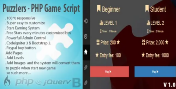 Puzzlers – PHP Modern Game Script