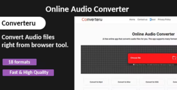 Converteru – Online Audio Converter