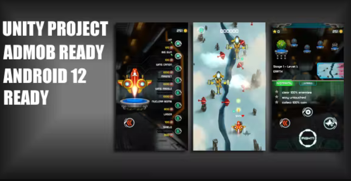 Hero Sky Shooter Unity Complete Project