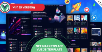 Novally – Vue JS NFT Marketplace Template